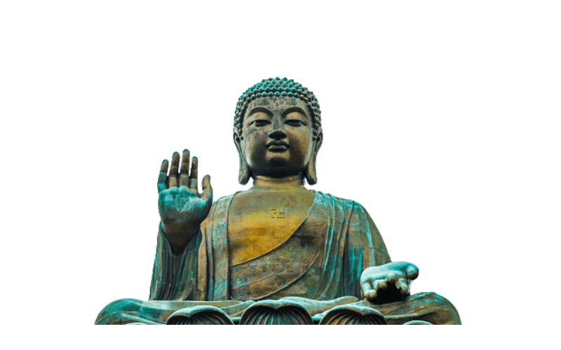 A Statue of the Buddha